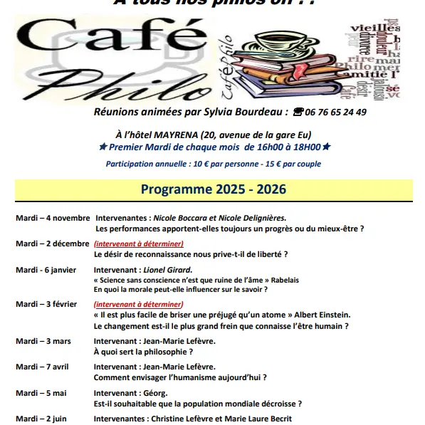 Café phili Université populaire