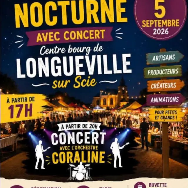 Affiche Marché nocturne
