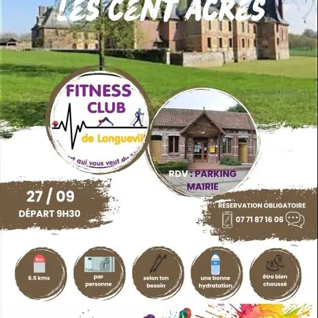 Affiche Randonnée Les Cent Acres