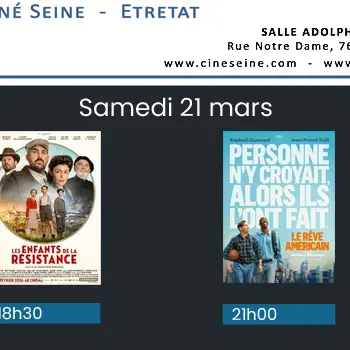Ciné Seine - Etretat - 21 mars 2026