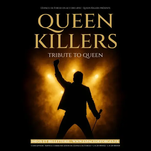 Concert Queen Killers, Espace de Forges, Forges-les-Eaux