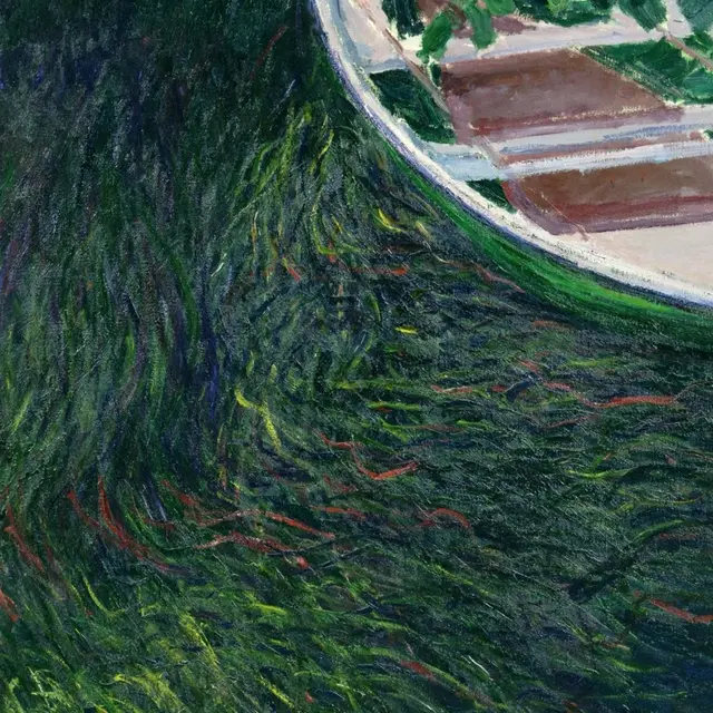 Claude Monet, La Barque , 1887, Huile sur toile, Paris, Musée Marmottan-1200x800