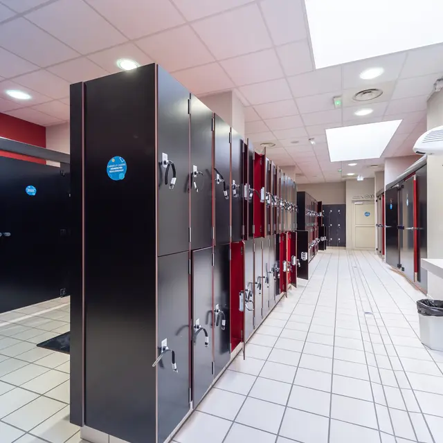 Vestiaires public - O2Falaises, Le Tréport, 76