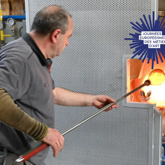 Découverte du verre soufflé à la canne