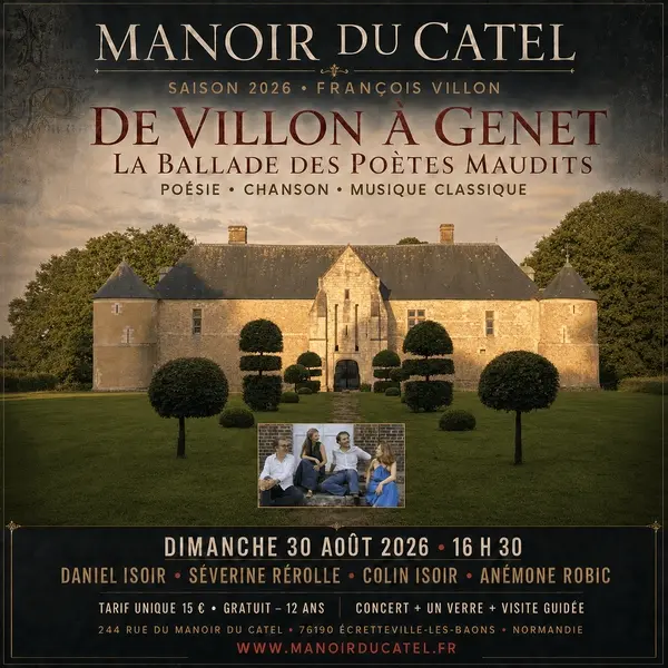 EcrettevilleLesBaons_DeVillonAGenet©ManoirDuCatel-2026