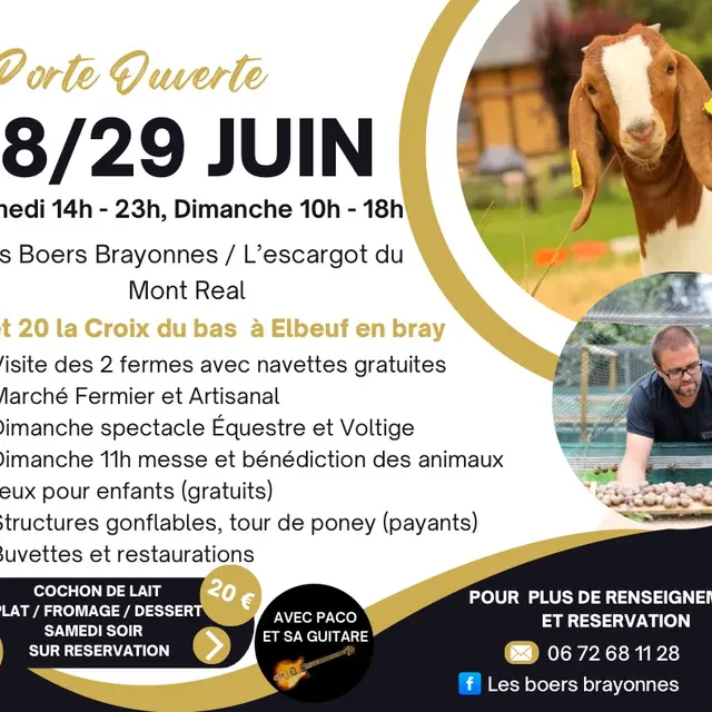 Elbeuf en Bray - visite de ferme