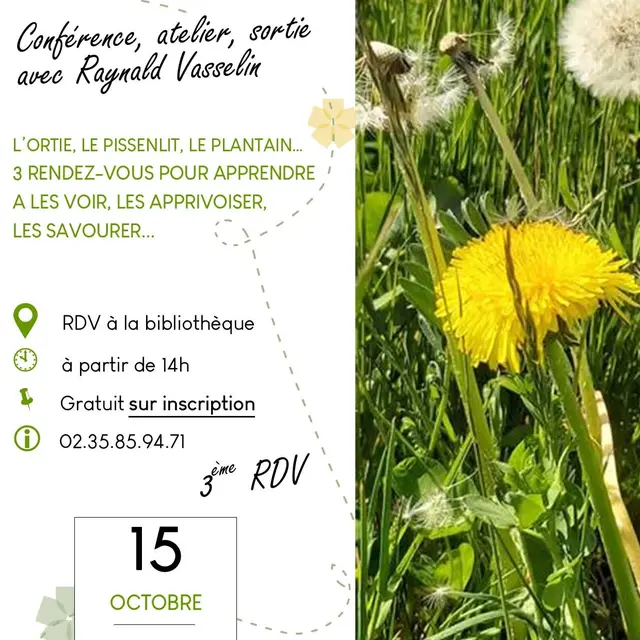 affiche plantes sauvages
