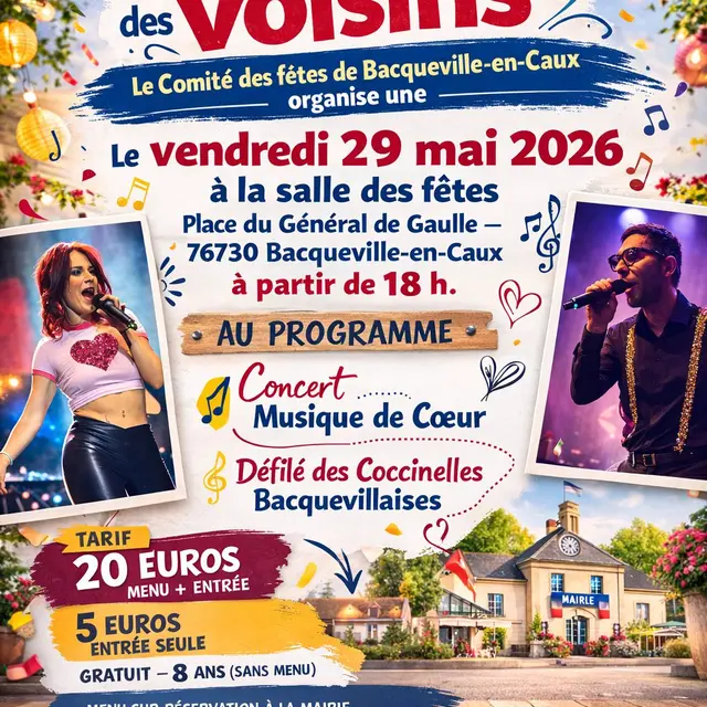 Fete des voisins Bacqueville 2026