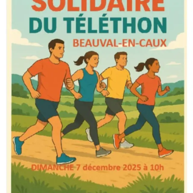 Footing solidaire Téléthon Beauval