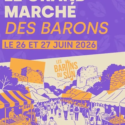 Grand marché des Barons Juin 26