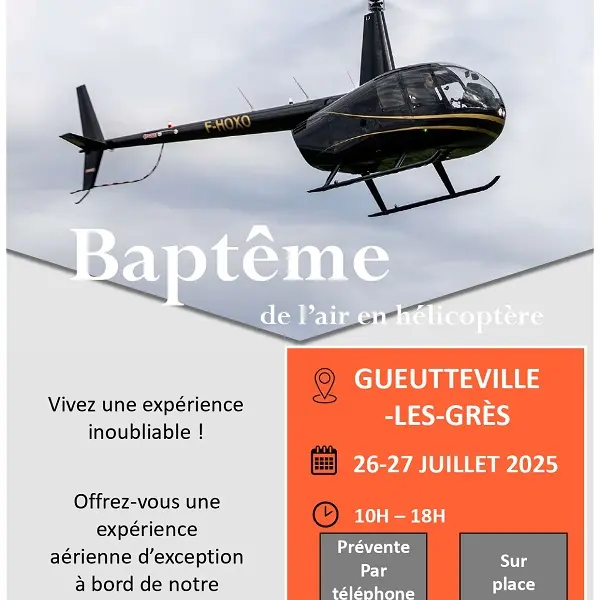 Gueutteville-les-Grès_Baptêmes de l'air©Heli Nord