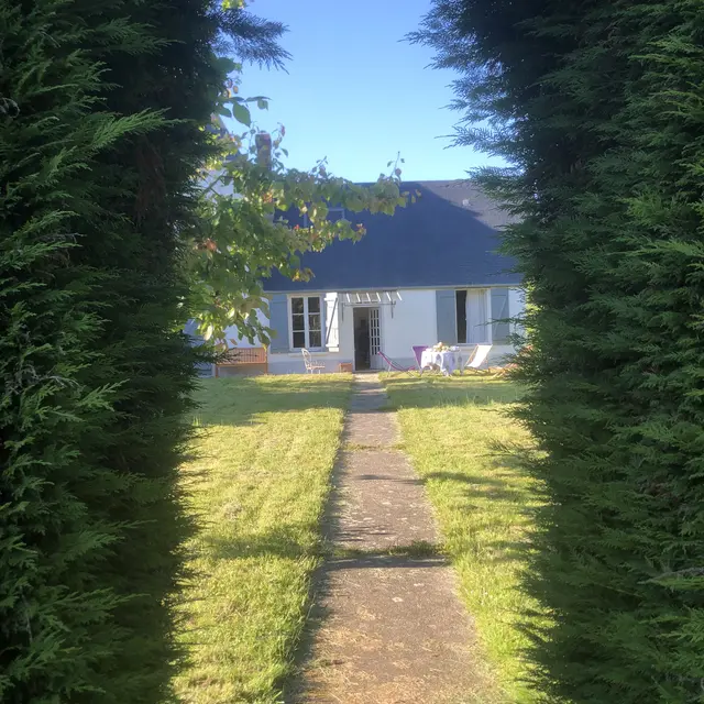 La Maison blanche à Tocqueville en Caux