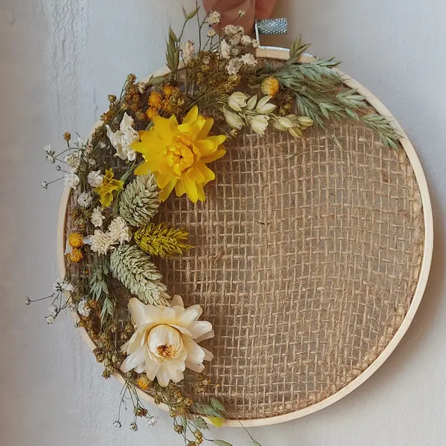Tambour fleuri