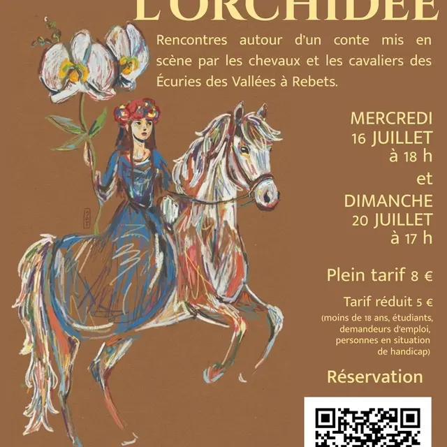 La Bergère et l'orchidée Spectacle 2025 Rebets - 1