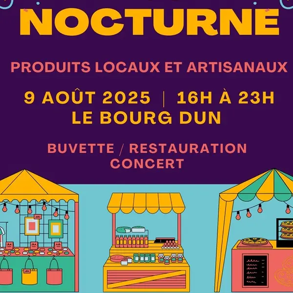 Le-Bourg-Dun_Marché-nocturne©Comité-des-Fêtes