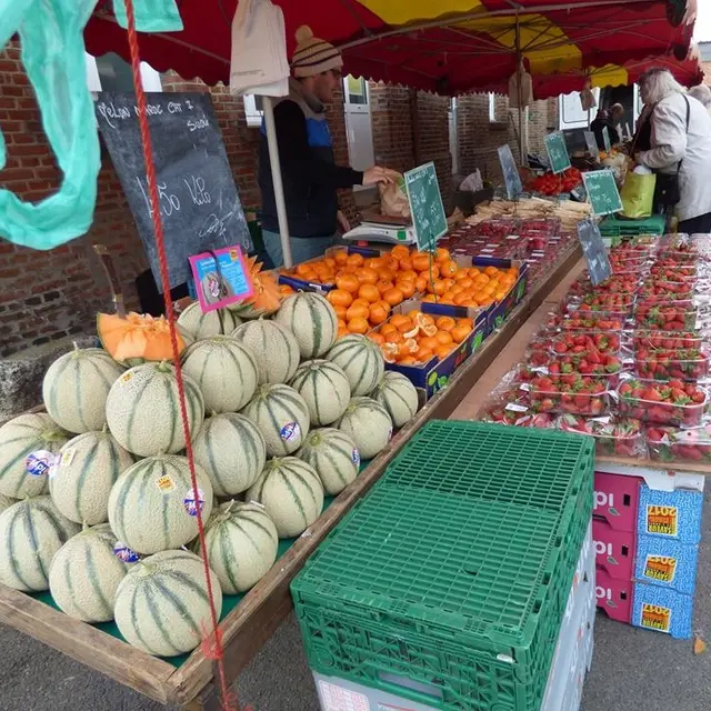Le marché de Blangy