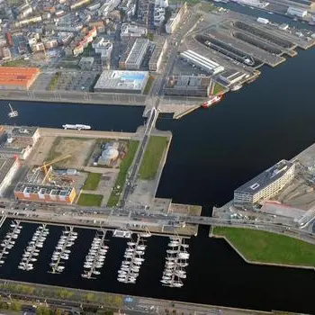 Le port du Havre vu d’en haut
