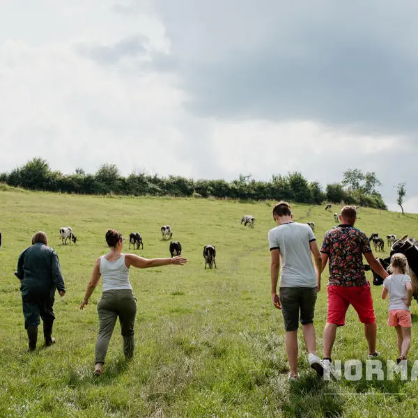 Visite de la ferme - Louvicamp - Mesnil-Mauger