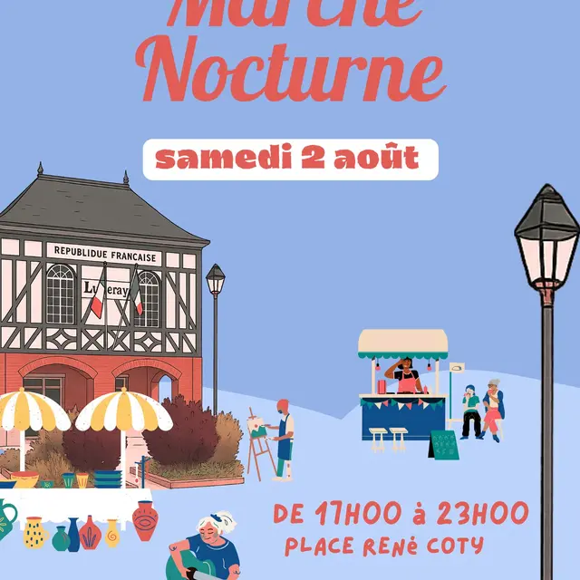 Marché Nocturne Luneray aout25