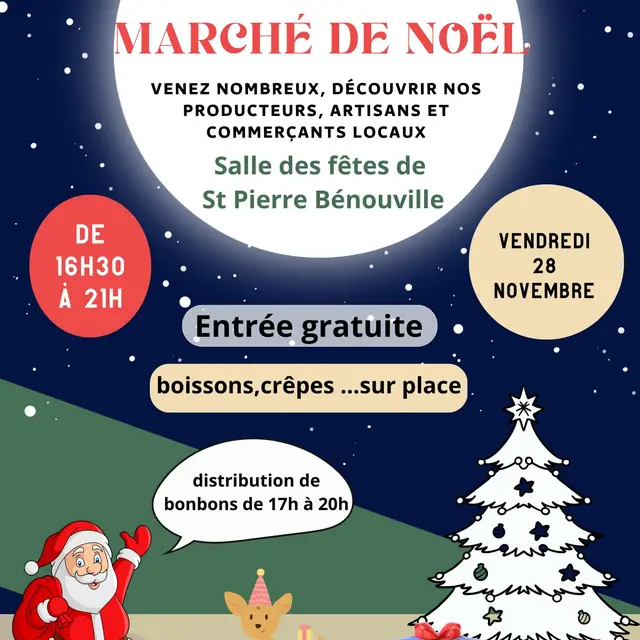 Marché de Noël St Pierre Bénovuille