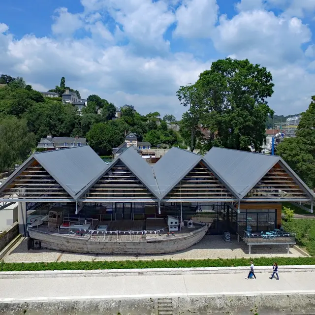 MuseoSeine vue extérieure  musée Caudebec en Caux Rives en Seine Caux Seine Normandie Tourisme