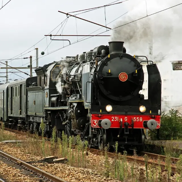 Pacific Vapeur Club - Pacific 231 G 558 Gare de Sotteville-lès-Rouen ©PVC 1200 x 900