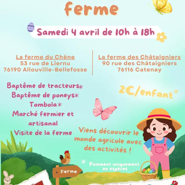 Paques-a-la-ferme-Catenay-4 avril- 2026
