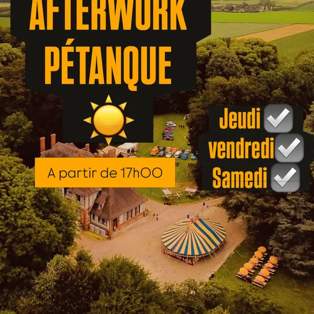Pétanque afterwork au manoir