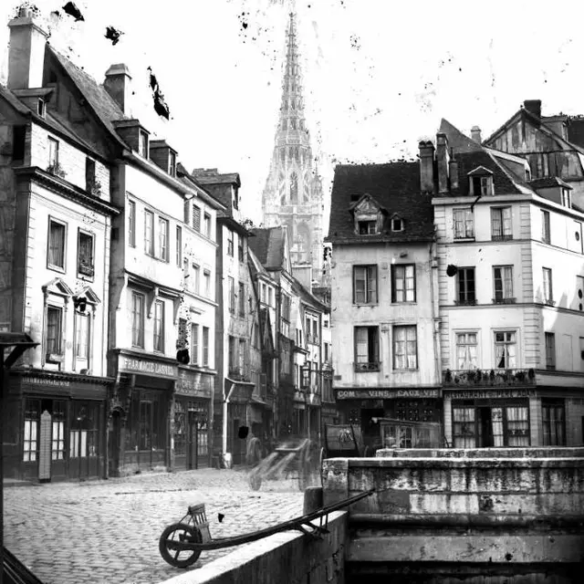 Place de l'Eau de Robec_ajd place lt Aubert_1860-1880