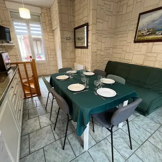 R0RDC Cuisine - Table à manger sans 1 rallonge (6 personnes) v2