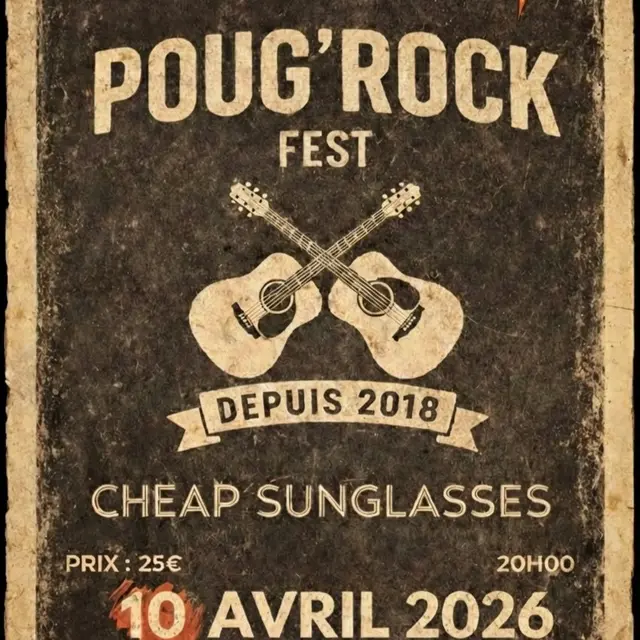 Repas concert Poug Rock Fest 10.04.26