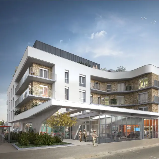 Résidence seniors rouen jardin des plantes Perspective 2048px