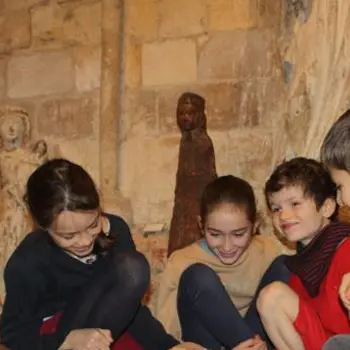 Visite famille - Abbaye de Graville