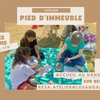 Ateliers enfants en pied d'immeuble