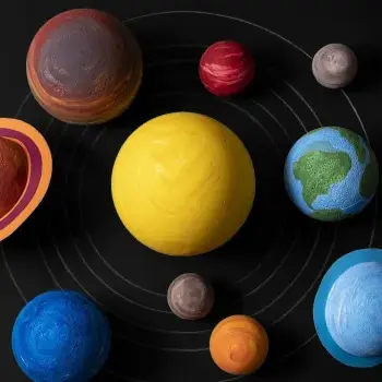 Composition abstraite de l'univers