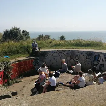 Au rythme du slam au cap de la Hève