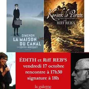 Rencontre-signature Édith et Riff Reb’s