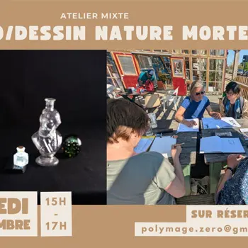 Atelier mixte photo-dessin