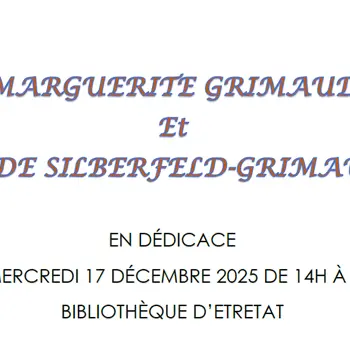Dédicace : Marguerite Grimaud - Jude Silberfeld-Grimaud