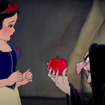 Trompe-l'œil - Pomme de blanche neige