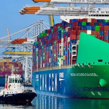 Port 2000 par la terre