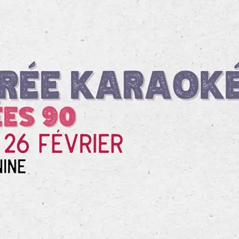 Soirée karaoké -Spécial 90's