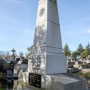 Tombe de Jules Durand au cimetière Sainte-Marie