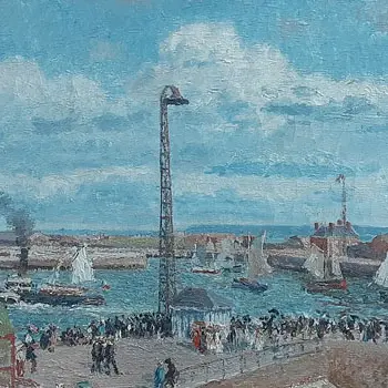 L'Anse des Pilotes et le brise-lames est