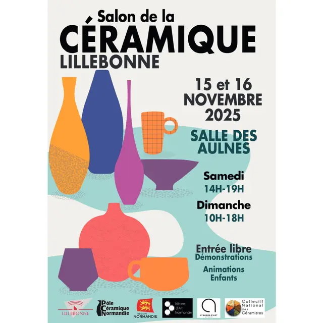 Salon Ceramique Lillebonne 2025 - Affiche (1)