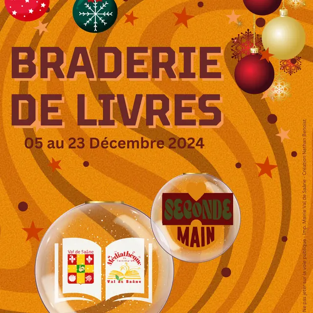 braderie livres seconde main Médiathèque Val de Saâne