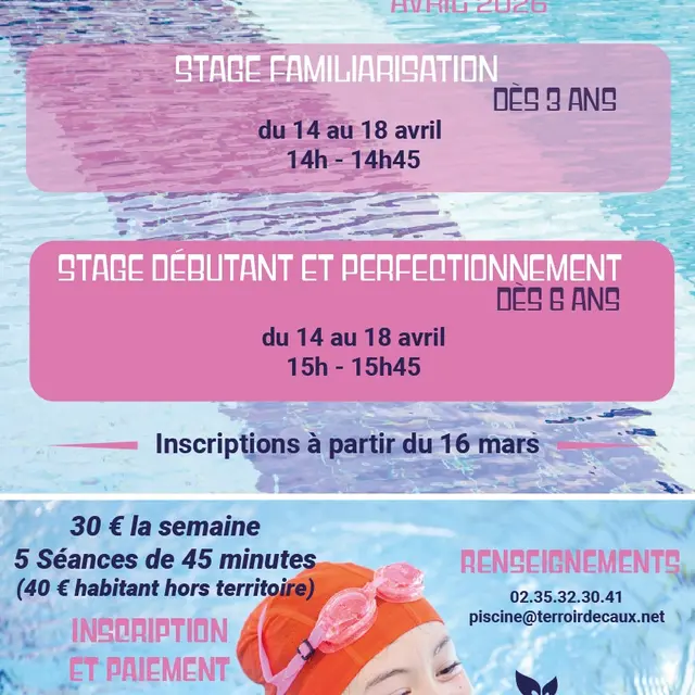 Stages Natation 2026
