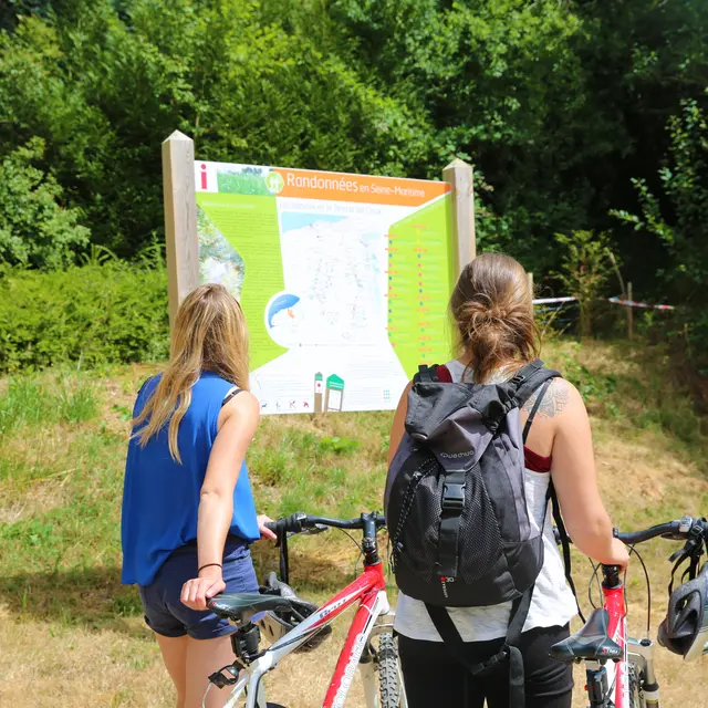 Départ VTT en Seine-Maritime