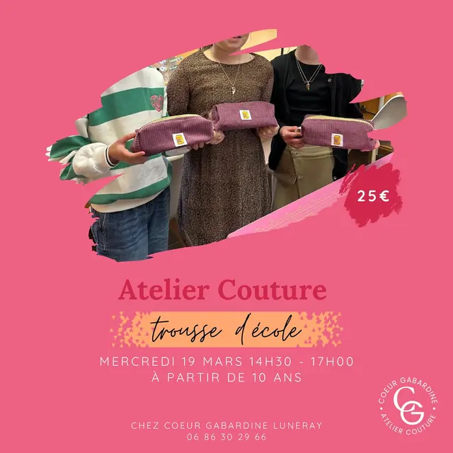 Trousse d'écolier mars 2025