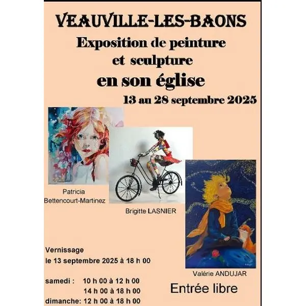 VeauvilleLesBaons_ExpositionPeinturesSculptures©MairieLesHautsDeCaux-2025